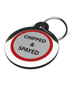Chipped & Spayed Pet ID Tag