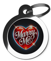 Marry Me Pet ID Tag