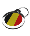 Belgium Flag Pet ID Tag