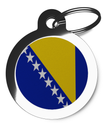 Bosnian Flag Pet ID Tag
