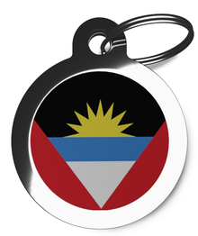 Flag of Antigua and Barbuda Pet ID Tag