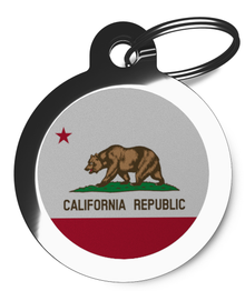 Flag of California Pet Tag