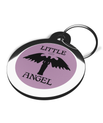 Pink Little Angel Dog Tags for Dogs