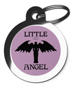 Pink Little Angel Dog Tags for Dogs