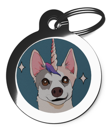 Unicorn Dog Pet ID Tags - The Perfect Gift for Your Furry Friend