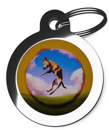 Leaping Good Fun Dog Tag by PS Pet Tags