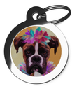 ID Tag For Boxer Hippy Design