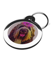 Cockapoo Breed Dog Tags Hippy Design