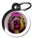 Cockapoo Breed Dog Tags Hippy Design