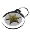 Sheriff Collar Pet Tag