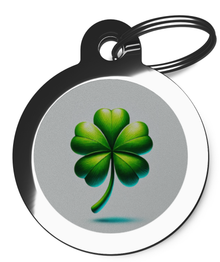 Four Leaf Clover Dog Tag for Dogs