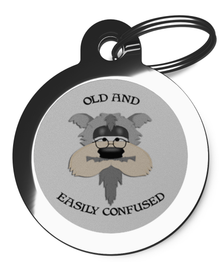 Old & Easily Confused Pet Identification Tag