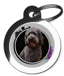 Dog Tags for Labradoodle's Graffiti Design