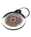 Identity Tags for Labradoodle's Princess Design