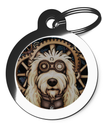 Labradoodle Breed Dog Tags Steampunk Design