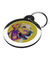 Labrador Pet Tags Pop Art Design
