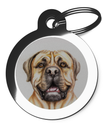 Mastiff Breed ID Tags Portrait Design