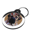 Mastiff Identity Tag Hippy Design