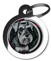 Dog Tags for Miniature Schnauzer Graffiti Design