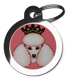 Poodle Dog Tags Princess Design