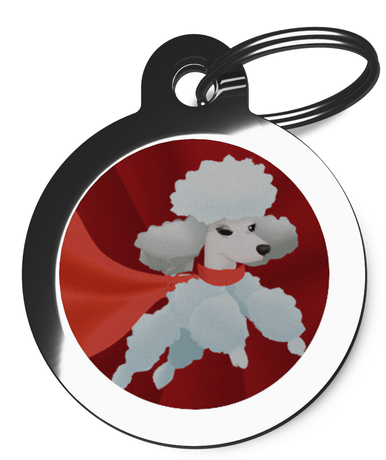 Poodle Breed Dog Tags Superdog Design