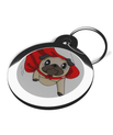 Pug Dog Tags Superdog Theme