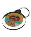 Dog Tags for Vizsla's Summer Lovin' Design