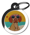 Dog Tags for Vizsla's Summer Lovin' Design
