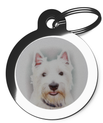 Westie Breed Dog Tags Portrait Design