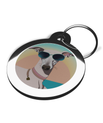 Whippet Breed Dog Tags Summer Lovin' Theme