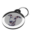 Whippet Breed Tags Portrait Design