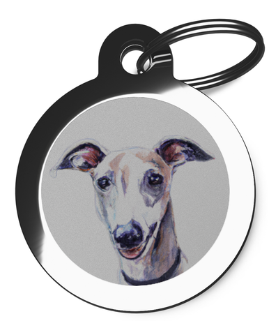 Whippet Breed Tags Portrait Design