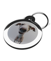 Dog Tags for Dogs Whippet Fisheye Lens