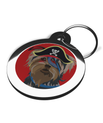 Dog Tags for Dogs Yorkie Pirate Theme