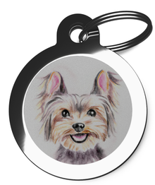 ID Tags for Yorkie's Portrait Design