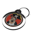 Dog Tags for Dogs Airedale Terrier Pirate Theme 2