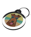 Airedale Terrier Breed ID Tags Summer Lovin' Design 2
