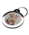 ID Tags for Airedale Terrier's Portrait Design 2
