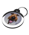 Airedale Terrier Dog Identity Tag Fisheye Lens 2