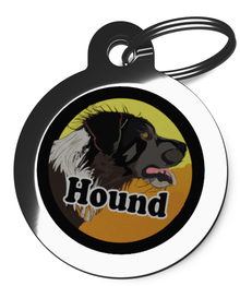 Hound Pet Tag for Dogs