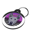 Synthwave ID Tag for Dogs