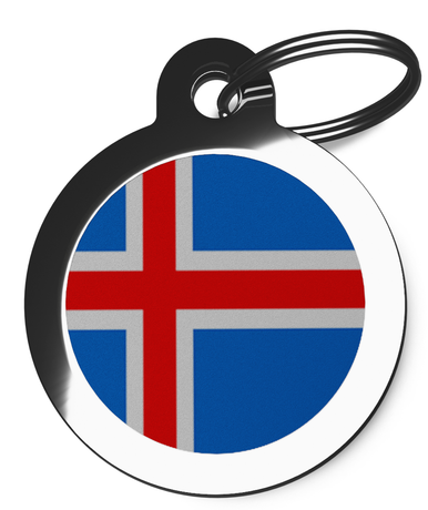 Flag of Iceland Pet Tag