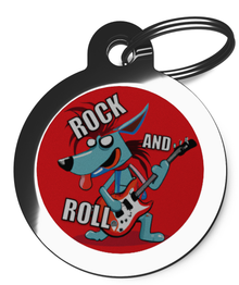Rock and Roll ID Tag for Dogs