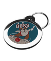 Boss - Bowling Theme ID Tag for Dogs