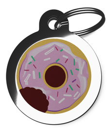 Doughnut Pet ID Tags