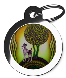 Dog and Tree Identification Tag 