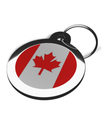 Canadian Flag Pet ID Tag