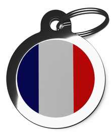 French Flag Dog Tag for Dogs