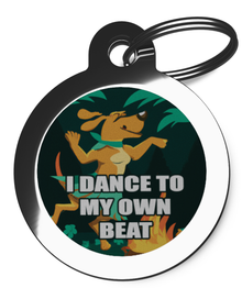 I Dance To My Own Beat Pet Tags for Dogs