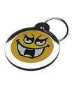 Funny Yellow Face 2 ID Tag for Dogs